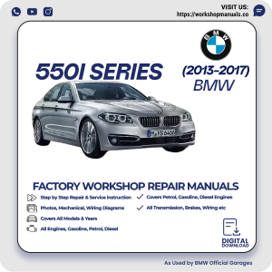 BMW 550i Series Workshop Repair Manual PDF Download