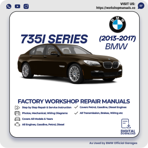 BMW 735i Series Workshop Repair Manual PDF Download