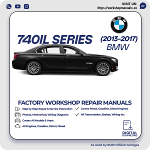 BMW 740iL Series Workshop Repair Manual PDF Download