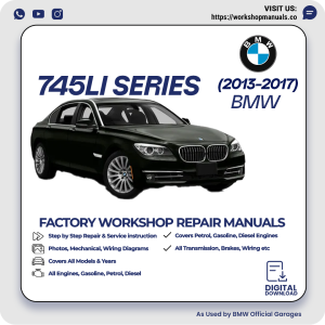 BMW 745Li Series Workshop Repair Manual PDF Download