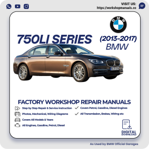 BMW 750Li Series Workshop Repair Manual PDF Download