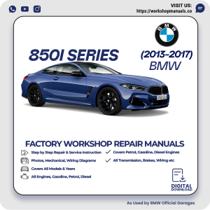 BMW 850i Series Workshop Repair Manual 2013-2017 PDF Download