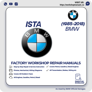 BMW ISTA Diagnostic Software Manual PDF Download