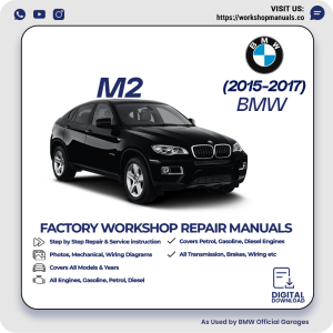BMW M2 Workshop Repair Manual 2015-2017 PDF Download
