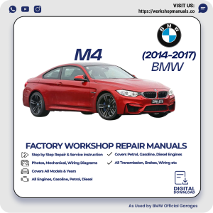 BMW M4 Workshop Repair Manual 2014-2017 PDF Download