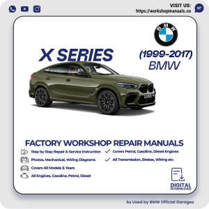 BMW X Series Workshop Repair Manual PDF Download