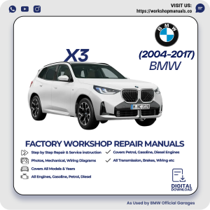 BMW X3 Workshop Repair Manual PDF Download