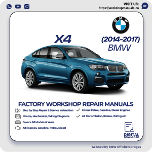 BMW X4 Workshop Repair Manual 2014-2017 PDF Download