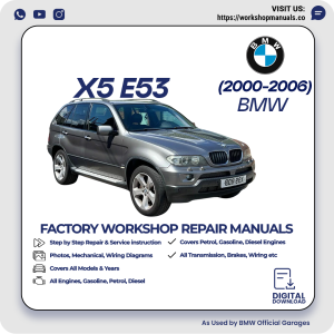 BMW X5 E53 Workshop Service Repair Manual PDF Download