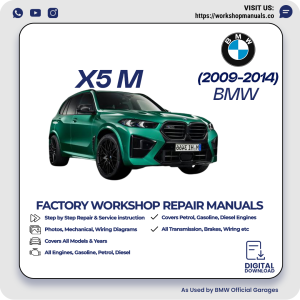 BMW X5 M Workshop Repair Manual PDF Download
