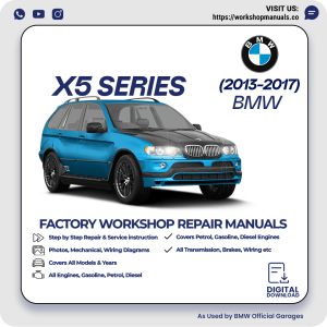 BMW X5 Series Workshop Repair Manual PDF Download