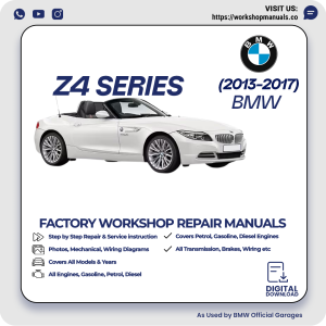 BMW Z4 Series Workshop Repair Manual 2013-2017 PDF Download