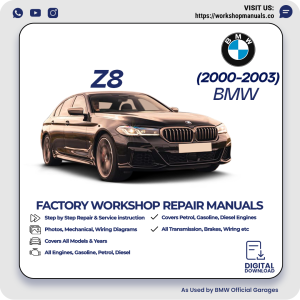 BMW Z8 Workshop Repair Manual 2000-2003 PDF Download