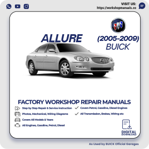 Buick Allure Workshop Manual 2005-2009 PDF Download