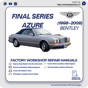 Bentley Final Series Azure Workshop Repair Manual 1998-2009 PDF Download