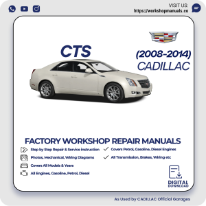 Cadillac CTS Workshop Manual 2008-2014 PDF Download