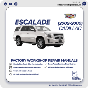Cadillac Escalade Workshop Manual 2002-2006 PDF Download