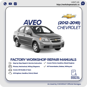 Chevrolet Aveo Workshop Manual 2012-2016 PDF Download