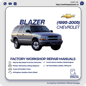 Chevrolet Blazer Workshop Manual 1995-2005 PDF Download