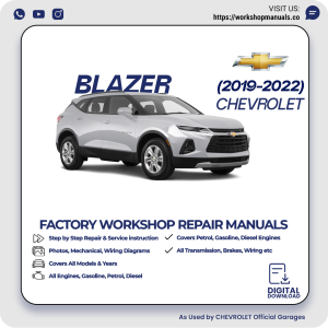 Chevrolet Blazer Workshop Manual 2019-2022 PDF Download