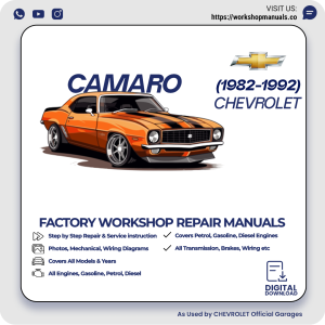 Chevrolet Camaro Workshop Manual 1982-1992 PDF Download