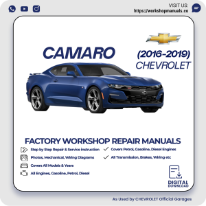 Chevrolet Camaro Workshop Manual 2016-2019 PDF Download