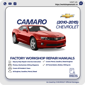 Chevrolet Camaro Workshop Manual 2010-2015 PDF Download