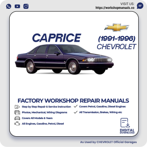 Chevrolet Caprice Workshop Manual 1991-1996 PDF Download