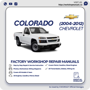 Chevrolet Colorado Workshop Manual 2004-2012 PDF Download