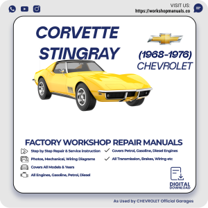 Chevrolet Corvette Stingray Workshop Manual 1968-1976 PDF Download