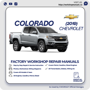 Chevrolet Colorado GMC Canyon BE Workshop Service Repair Manual 2019 PDF Download