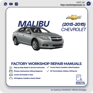 Chevrolet Malibu Workshop Manual 2013-2015 PDF Download