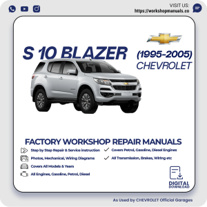 Chevrolet S-10 Blazer Workshop Manual 1995-2005 PDF Download