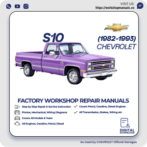 Chevrolet S10 Workshop Manual 1982-1993 PDF Download