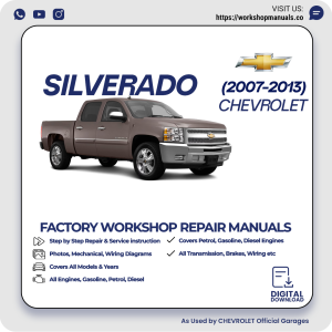 Chevrolet Silverado Workshop Manual 2007-2013 PDF Download