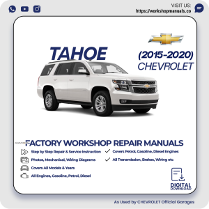 Chevrolet Tahoe Workshop Manual 2015-2020 PDF Download