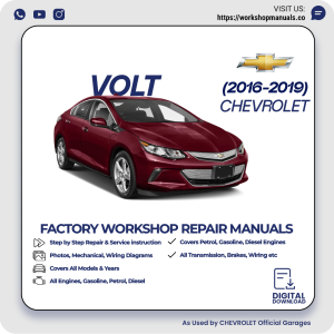 Chevrolet Volt Workshop Manual 2016-2019 PDF Download
