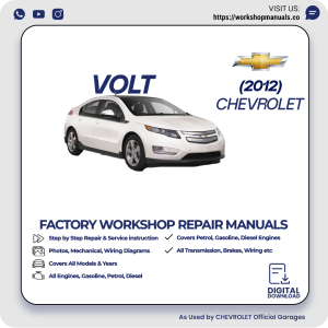 Chevrolet Volt Workshop Service Repair Manual 2012 PDF Download