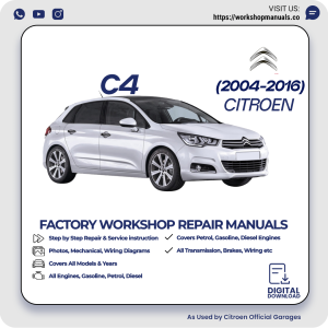 Citroen C4 Workshop Manual 2004-2016 PDF Download