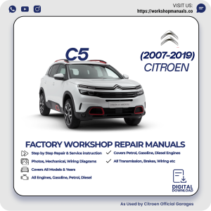 Citroen C5 Workshop Manual 2007-2019 PDF Download