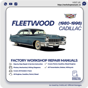 Cadillac Fleetwood Workshop Manual 1980-1996 PDF Download