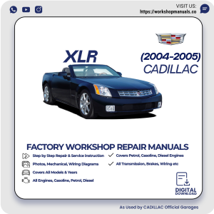 Cadillac XLR Workshop Manual 2004-2005 PDF Download