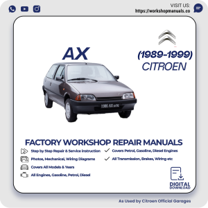 Citroen AX Workshop Repair Manual 1989-1999 PDF Download