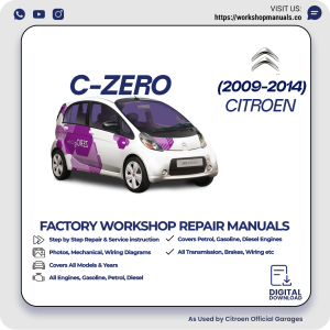 Citroen C-Zero Workshop Repair Manual 2009-2014 PDF Download