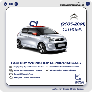 Citroen C1 Workshop Repair Manual 2005-2014 PDF Download