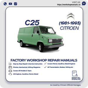 Citroen C25 Workshop Repair Manual 1981-1993 PDF Download