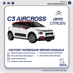 Citroen C3 Aircross Workshop Repair Manual 2017 PDF Download