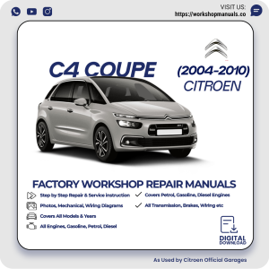 Citroen C4 Coupe Workshop Repair Manual 2004-2010 PDF Download
