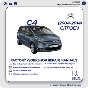 Citroen C4 Workshop Repair Manual 2004-2014 PDF Download