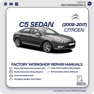 Citroen C5 Sedan Workshop Repair Manual 2008-2017 PDF Download
